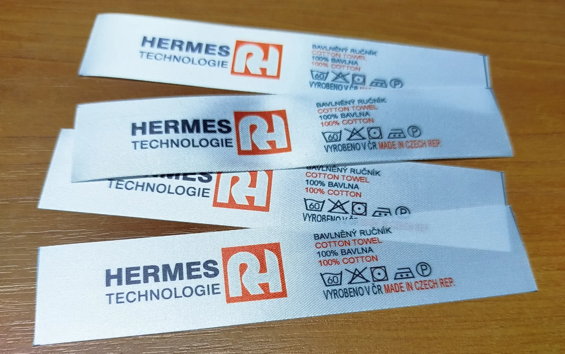 Tištěné etikety Hermes Technologie